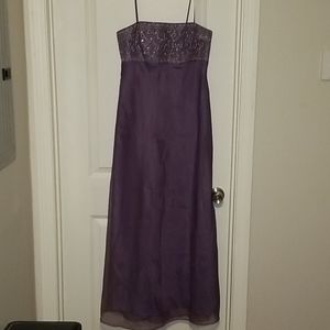 Purple prom dress size 8